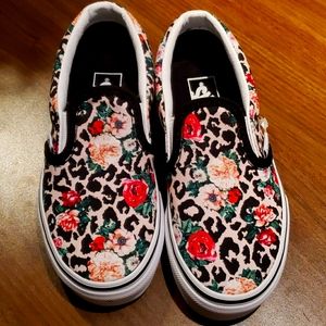 animal and floral print slips